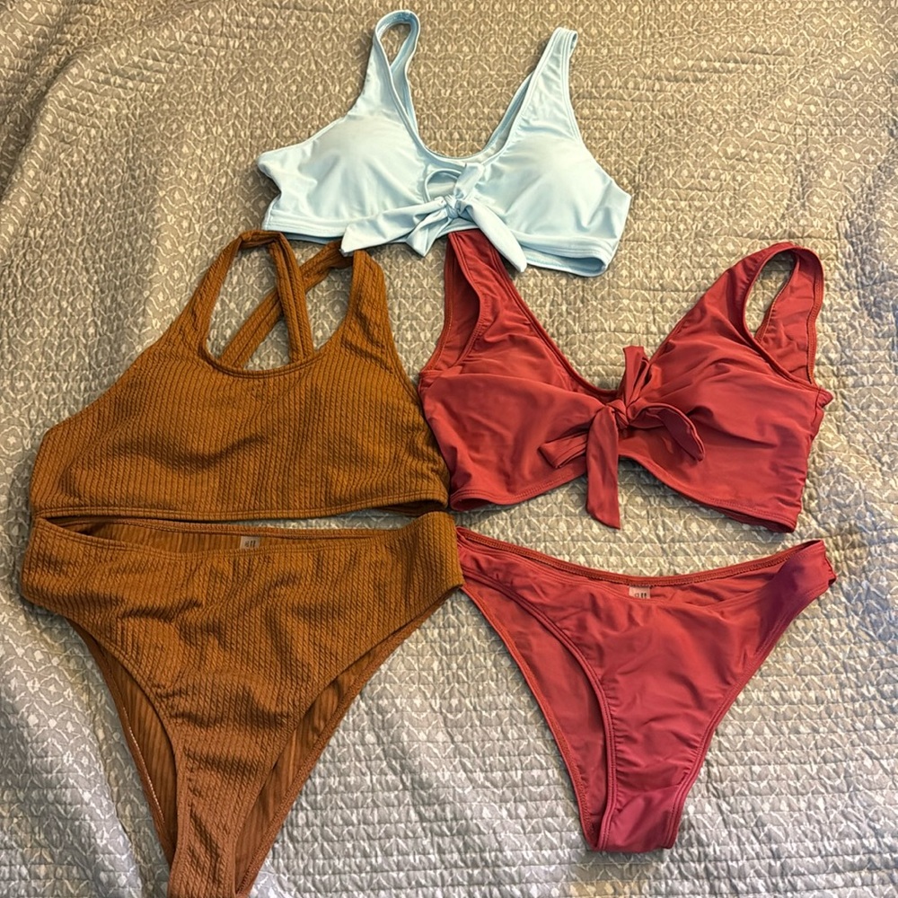 LOT of 2 XL bikini sets and 1 XL top from shein